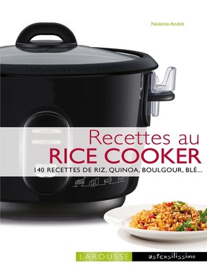 cover image of Recettes au rice cooker